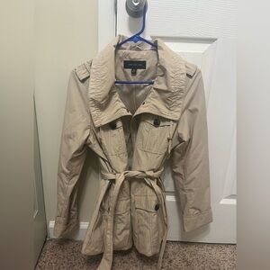 Jones New York Tan Trench Coat with Belt